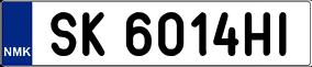 Truck License Plate
